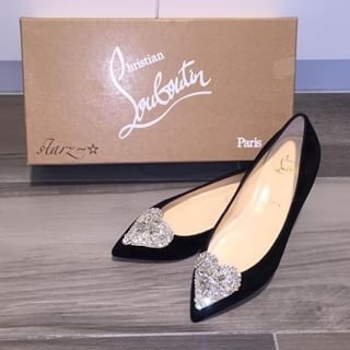 ルブタン コピー Christian Louboutin 16AW限定 Cristacora Flat Black 6103151